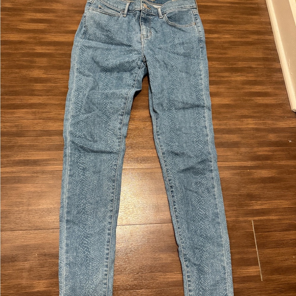 Levi Blue Super Skinny Denim Jeans